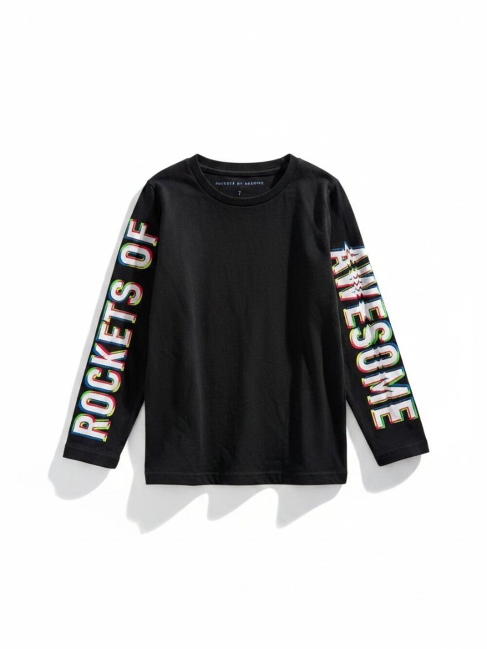 5 for $25 ✨ Rockets of Awesome Black Long Sleeve Kids Tee